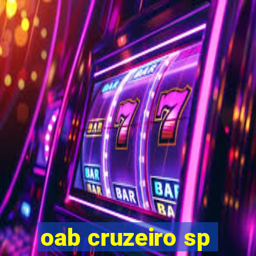 oab cruzeiro sp